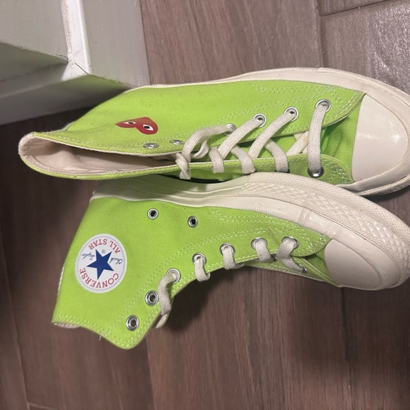 lime comme des garçons converse - Picture 2 of 4